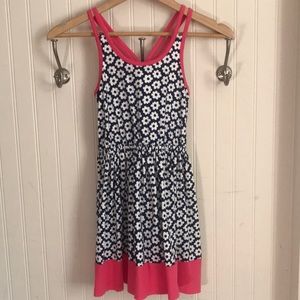 NWT Gymboree Navy & Pink Sundress, sz 8